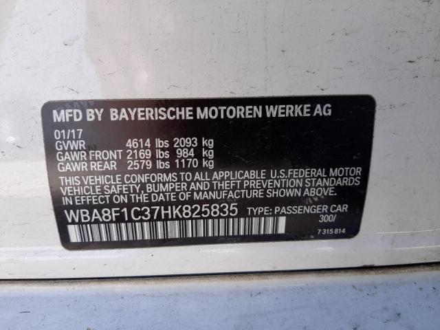 Photo 11 VIN: WBA8F1C37HK825835 - BMW 328 D XDRI 