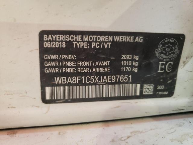 Photo 11 VIN: WBA8F1C5XJAE97651 - BMW 328D 