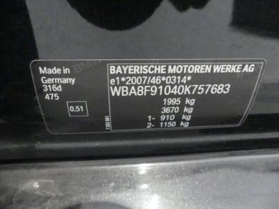 Photo 12 VIN: WBA8F91040K757683 - BMW 3 DIESEL - 2015 