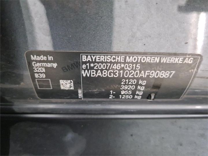 Photo 8 VIN: WBA8G31020AF90887 - BMW 320 