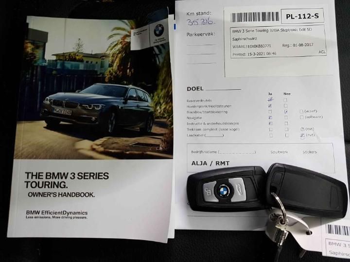 Photo 22 VIN: WBA8G310X0K880771 - BMW 3 SERIE TOURING 