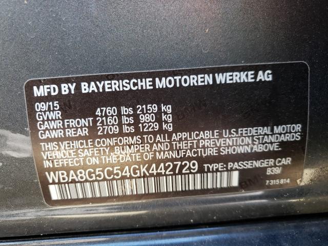 Photo 9 VIN: WBA8G5C54GK442729 - BMW 328 XI 