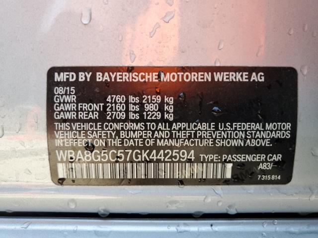 Photo 12 VIN: WBA8G5C57GK442594 - BMW 328 XI 