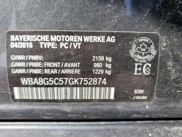 Photo 12 VIN: WBA8G5C57GK752874 - BMW 328 XI 