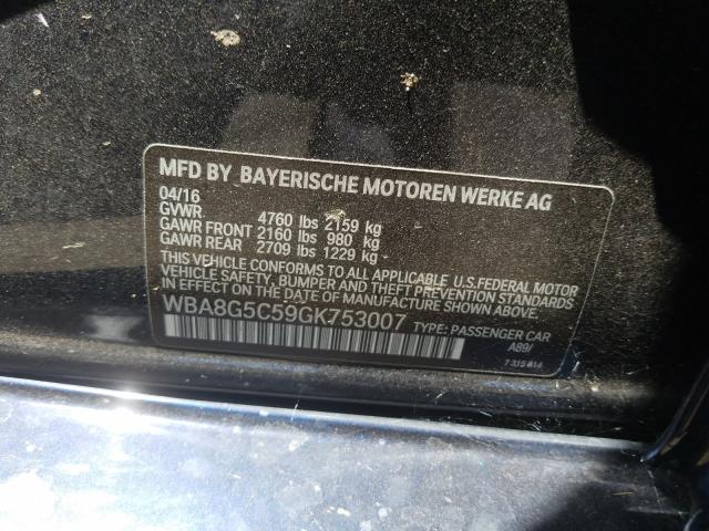 Photo 9 VIN: WBA8G5C59GK753007 - BMW 328 XI 