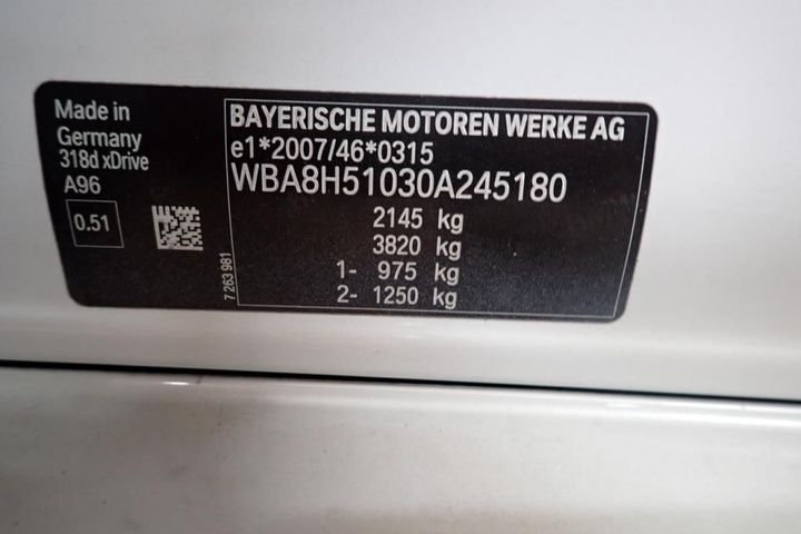 Photo 18 VIN: WBA8H51030A245180 - BMW SERIE 3 TOURING 