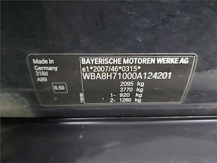 Photo 11 VIN: WBA8H71000A124201 - BMW 3 TOURING DIESEL - 2015 