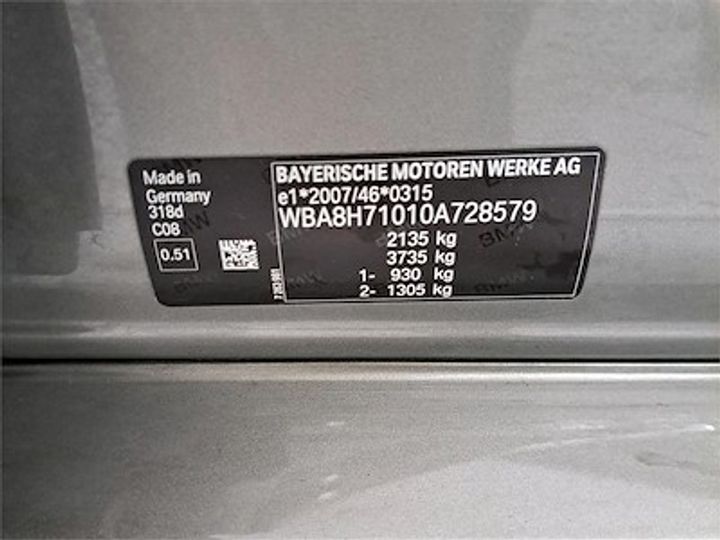 Photo 11 VIN: WBA8H71010A728579 - BMW 3 TOURING DIESEL - 2015 