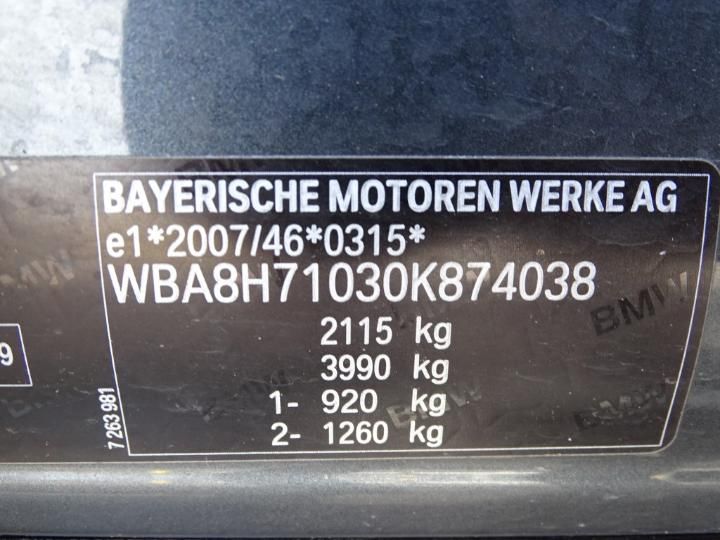 Photo 6 VIN: WBA8H71030K874038 - BMW 3 TOURING 