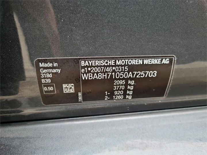 Photo 6 VIN: WBA8H71050A725703 - BMW 3 TOURING 