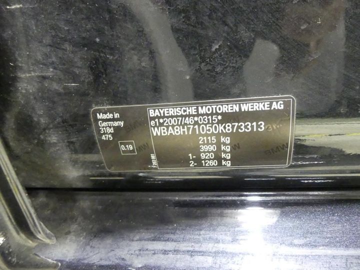 Photo 4 VIN: WBA8H71050K873313 - BMW 3 TOURING -2015 