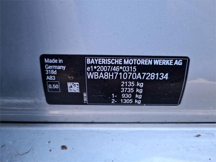 Photo 4 VIN: WBA8H71070A728134 - BMW 3-REEKS 