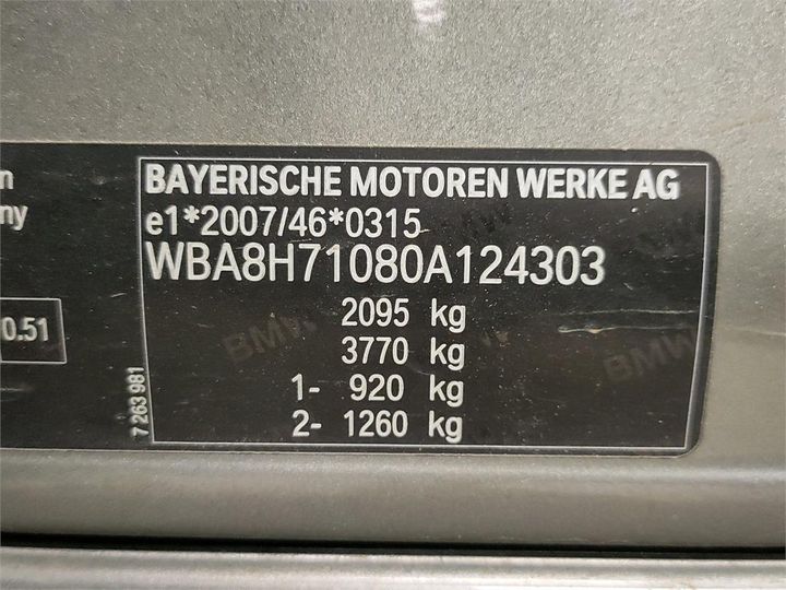 Photo 6 VIN: WBA8H71080A124303 - BMW 3 TOURING 