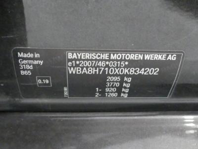 Photo 8 VIN: WBA8H710X0K834202 - BMW 3 TOURING DIESEL - 2015 