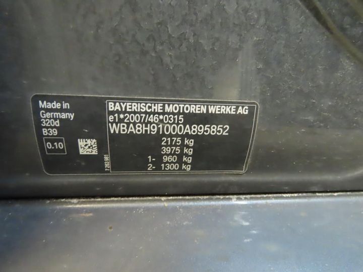 Photo 13 VIN: WBA8H91000A895852 - BMW 3 TOURING 