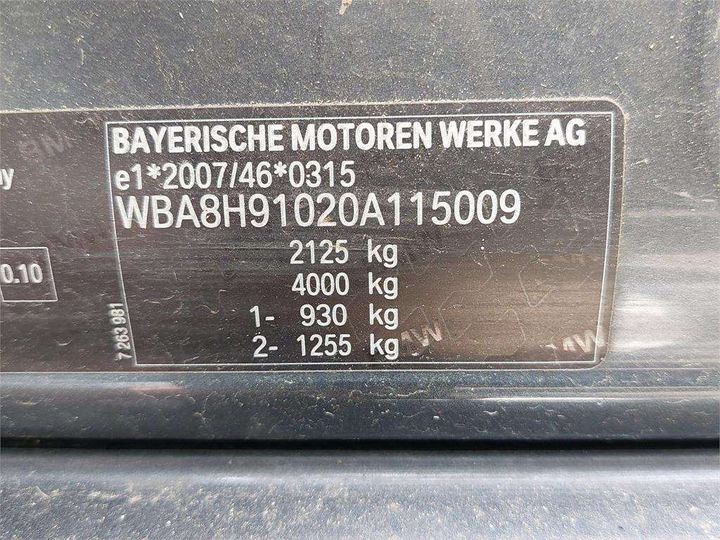 Photo 8 VIN: WBA8H91020A115009 - BMW SERIE 3 TOURING 