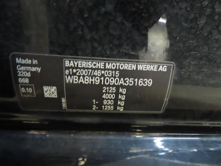 Photo 13 VIN: WBA8H91090A351639 - BMW 3 TOURING 