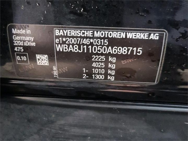 Photo 8 VIN: WBA8J11050A698715 - BMW 320 