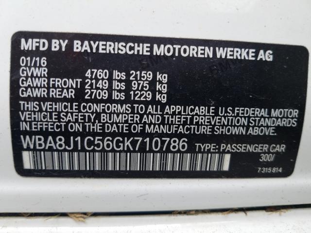 Photo 9 VIN: WBA8J1C56GK710786 - BMW 328 D XDRI 