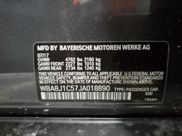 Photo 11 VIN: WBA8J1C57JA018890 - BMW 3 SERIES 