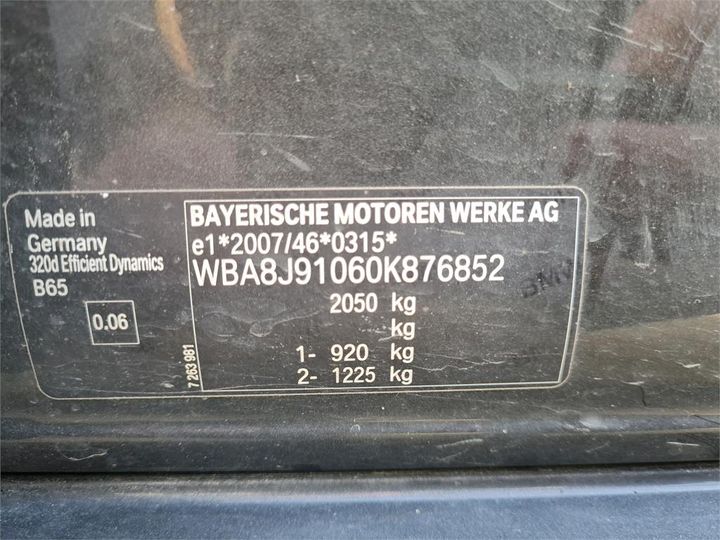 Photo 4 VIN: WBA8J91060K876852 - BMW 3-REEKS 