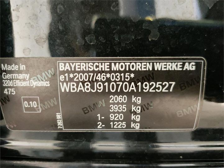 Photo 8 VIN: WBA8J91070A192527 - BMW 320 