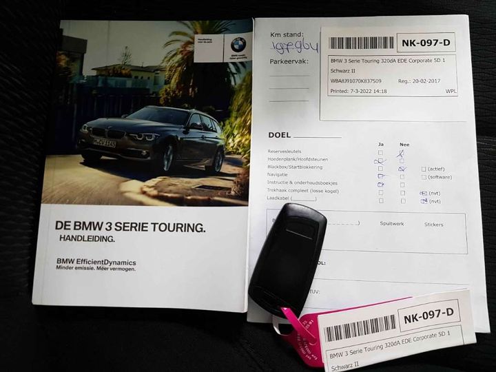 Photo 19 VIN: WBA8J91070K837509 - BMW 3 SERIE TOURING 