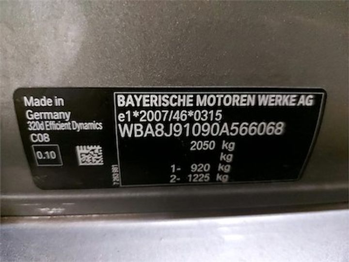 Photo 11 VIN: WBA8J91090A566068 - BMW 3 TOURING DIESEL - 2015 