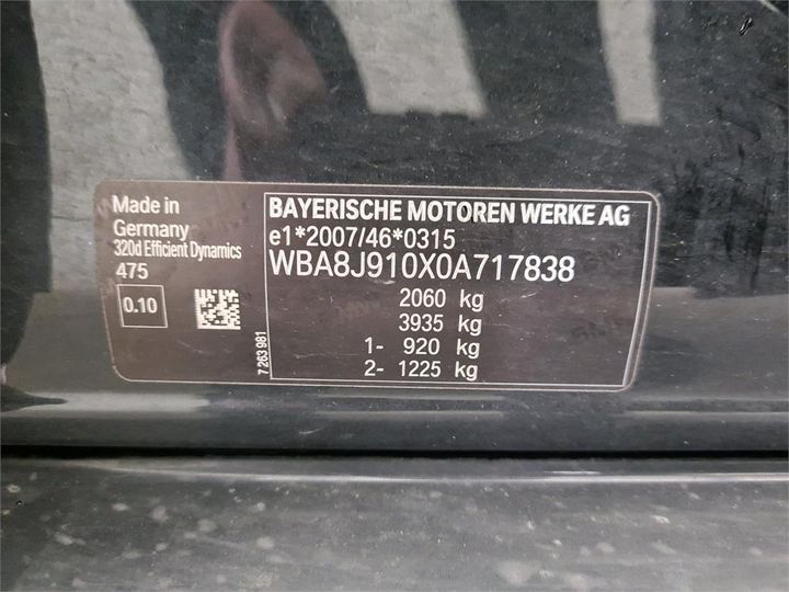 Photo 6 VIN: WBA8J910X0A717838 - BMW 3 