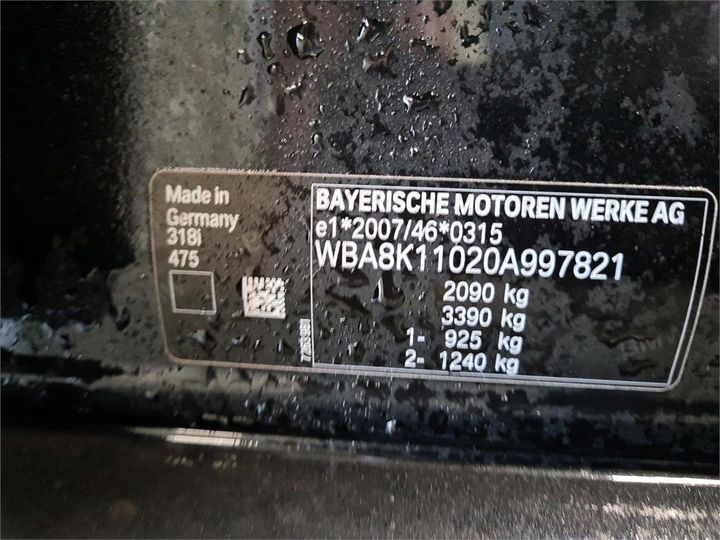 Photo 8 VIN: WBA8K11020A997821 - BMW 318 