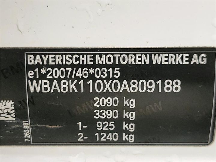 Photo 8 VIN: WBA8K110X0A809188 - BMW 318 