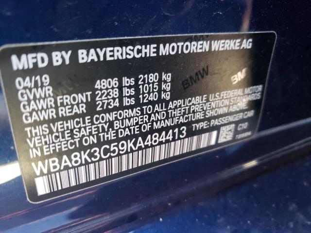 Photo 11 VIN: WBA8K3C59KA484413 - BMW 330XI 