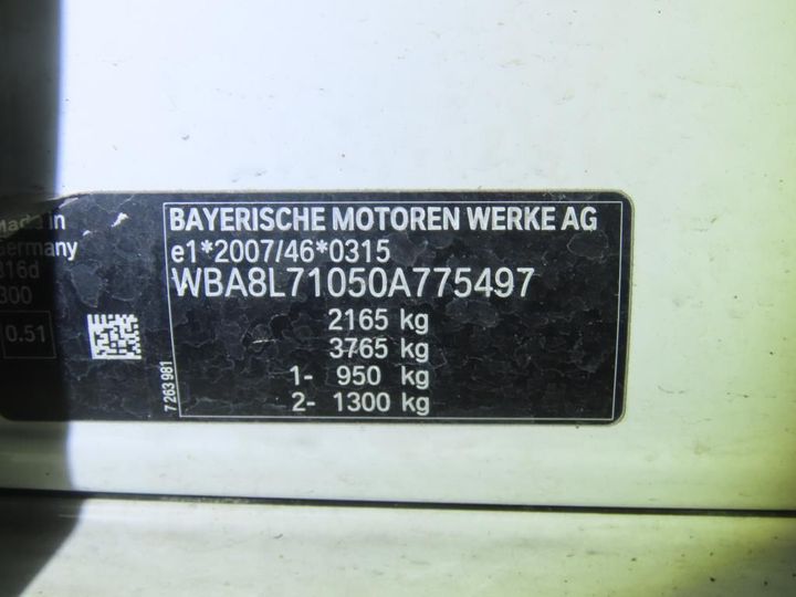 Photo 13 VIN: WBA8L71050A775497 - BMW 3 TOURING 