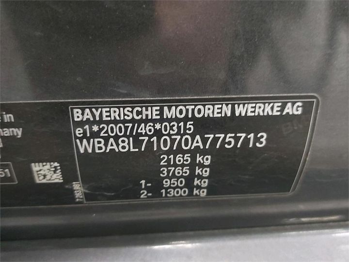 Photo 6 VIN: WBA8L71070A775713 - BMW 3 TOURING 