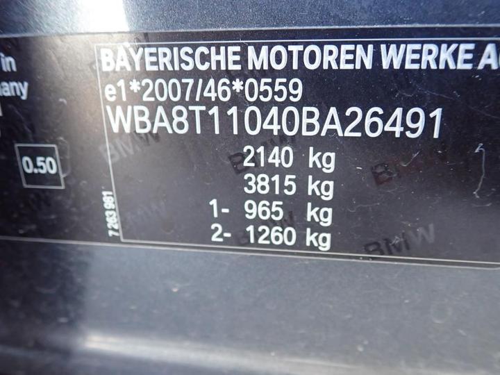 Photo 13 VIN: WBA8T11040BA26491 - BMW SERIE 3 GRAN TURISMO 