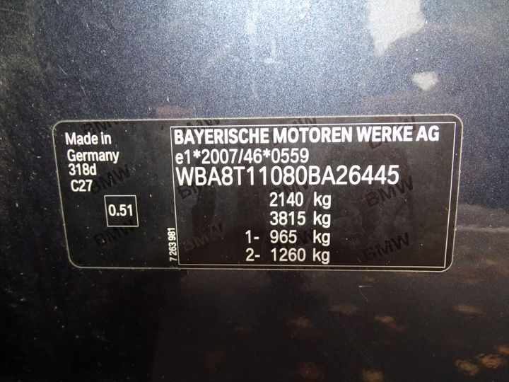 Photo 5 VIN: WBA8T11080BA26445 - BMW 3-REEKS GT 