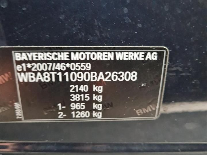 Photo 6 VIN: WBA8T11090BA26308 - BMW 3 GRAN TURISMO 