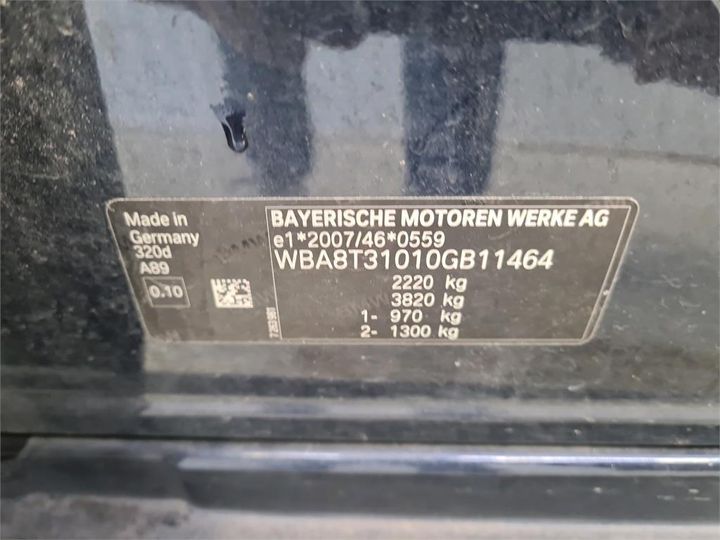 Photo 7 VIN: WBA8T31010GB11464 - BMW 320 