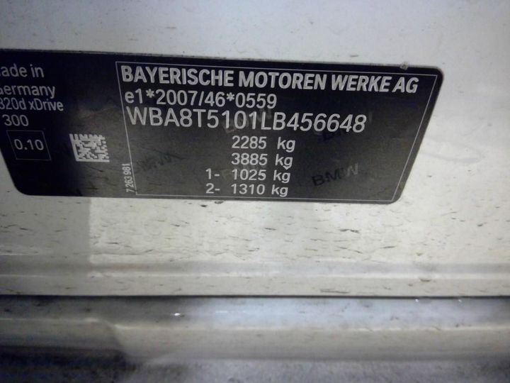 Photo 14 VIN: WBA8T5101LB456648 - BMW SERIES 3 