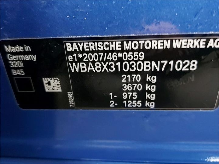 Photo 6 VIN: WBA8X31030BN71028 - BMW 3 GRAN TURISMO 