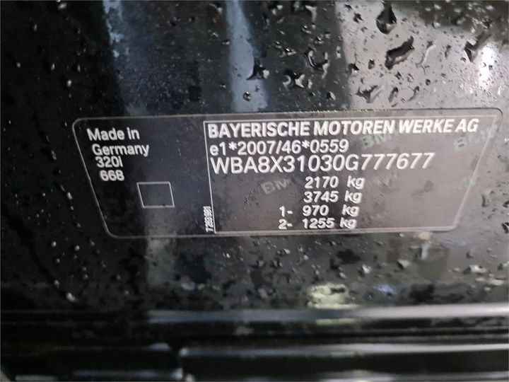 Photo 8 VIN: WBA8X31030G777677 - BMW 320 