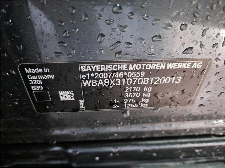 Photo 7 VIN: WBA8X31070BT20013 - BMW 320 