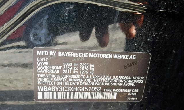 Photo 9 VIN: WBA8Y3C3XHG451052 - BMW 340 