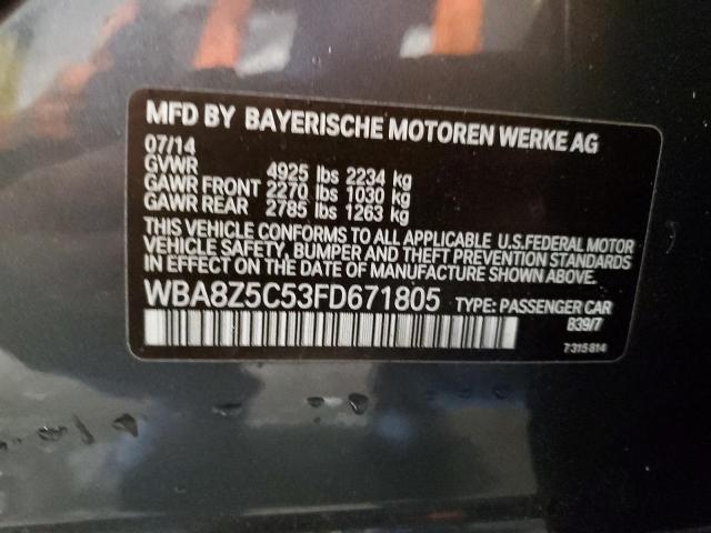 Photo 12 VIN: WBA8Z5C53FD671805 - BMW 328 XIGT S 