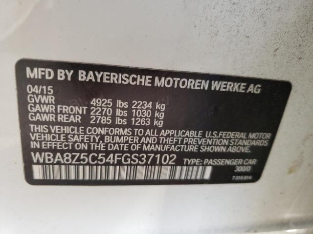 Photo 9 VIN: WBA8Z5C54FGS37102 - BMW 328 XIGT S 