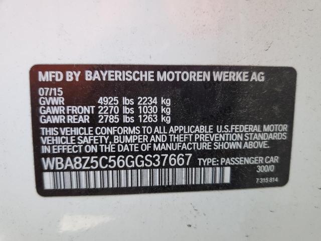 Photo 11 VIN: WBA8Z5C56GGS37667 - BMW 328I XDRIVE GT 