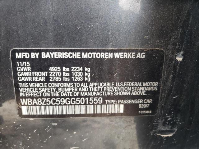 Photo 12 VIN: WBA8Z5C59GG501559 - BMW 3 SERIES GT 