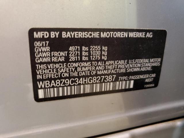 Photo 12 VIN: WBA8Z9C34HG827387 - BMW 330I 