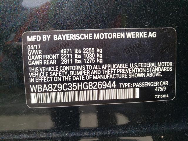 Photo 9 VIN: WBA8Z9C35HG826944 - BMW 330 XIGT 