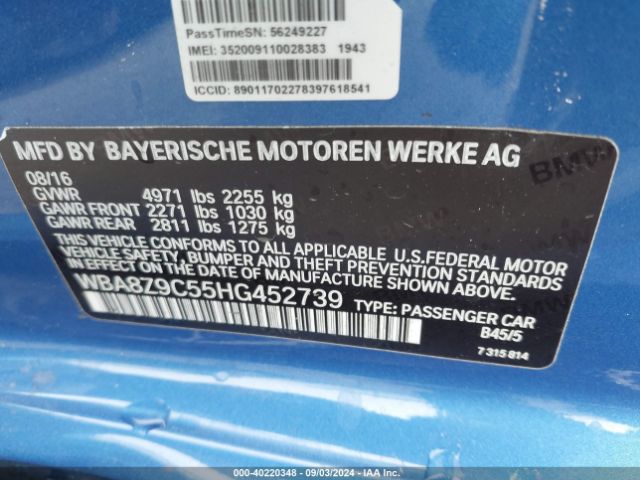 Photo 8 VIN: WBA8Z9C55HG452739 - BMW 330I 